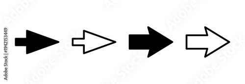 Arrow icon vector illustration. Arrow sign and symbol for web design.