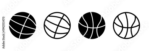 Basketball icon vector illustration. Basketball ball sign and symbol