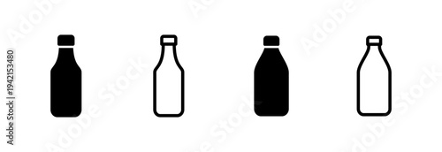 Bottle icon vector illustration. bottle sign and symbol