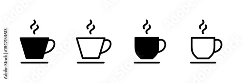coffee cup icon vector illustration. cup a coffee sign and symbol