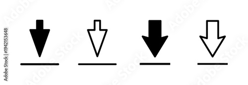 Download icon vector illustration. Download sign and symbol