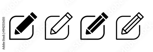 Edit icon vector illustration. edit document sign and symbol. edit text icon. pencil. sign up