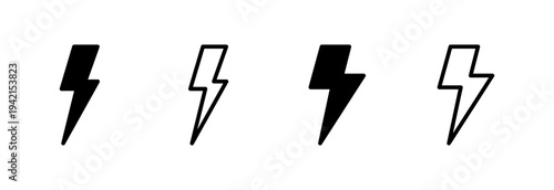 Lightning icon vector illustration. electric sign and symbol. power icon. energy sign