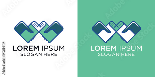 Modern logo design featuring a hangging book with a slogan, perfect for businesses and educations  professionals looking for a educations brand identity