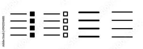 Menu Icon vector illustration. web menu sign and symbol. hamburger menu symbol