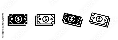 Money icon vector illustration. Money sign and symbol