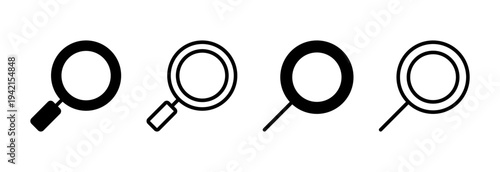 Search icon vector illustration. search magnifying glass sign and symbol