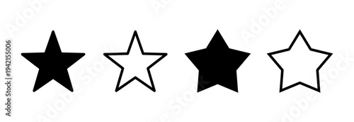 Star Icon vector illustration. rating sign and symbol. favourite star icon