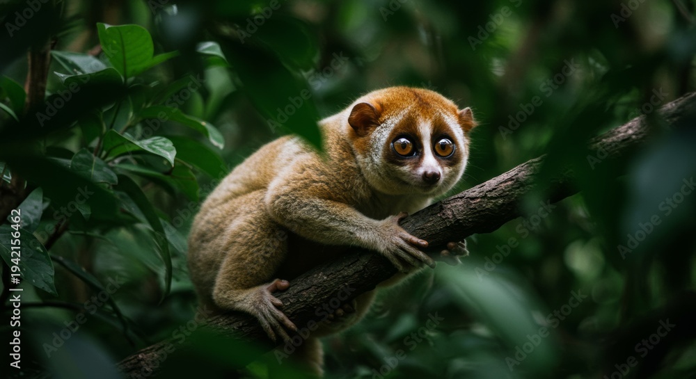Obraz premium jungle wild life animal in asian region 