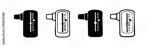 Minimalist Toaster Icons Set in Four Styles