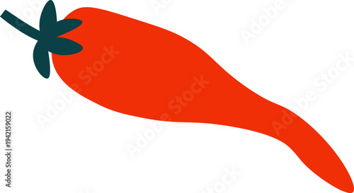 Chili Pepper Silhouette