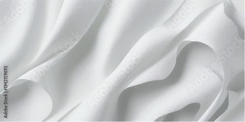 White gray satin texture that is white silver fabric silk panorama background with beautiful soft blur pattern natural.