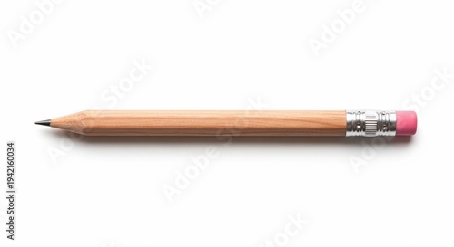 pencil on white background
