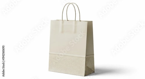paper bag isolated on white