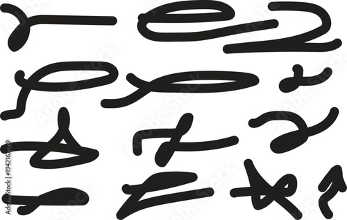 Ancient symbolic inscription in mysterious script