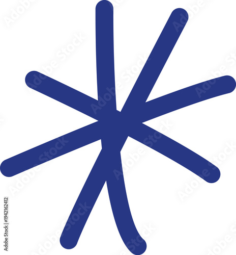 Asterisk Scribble Symbol Doodle