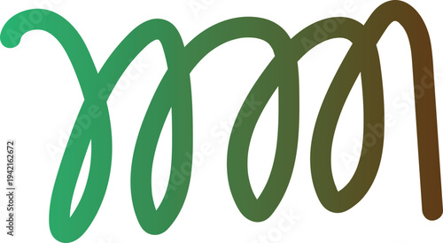 The image showcases a stylized, abstract graphic featuring a looping line that resembles a cursive "m" repeated in a connected manner. This design creates a rhythmic and flowing visual effect, 