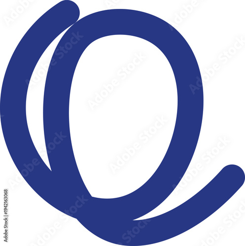 Scribble Loop Monoline Doodle