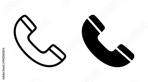 Call icon set vector. telephone sign and symbol. phone icon. contact us