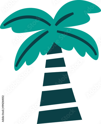 Palm Tree Summer Icon