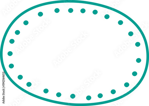 Frame Oval Doodle Border