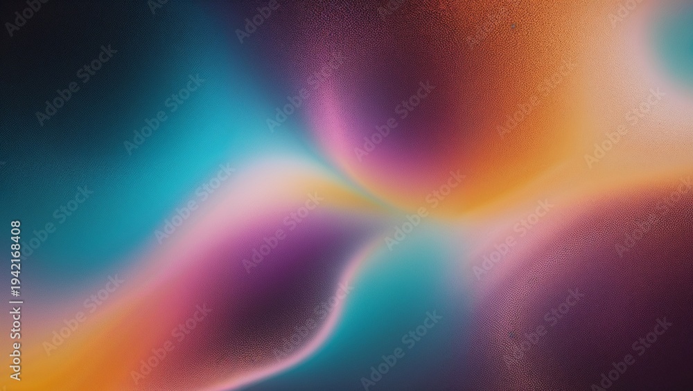 Obraz premium Colorful flowing shapes create a dynamic abstract visual experience.