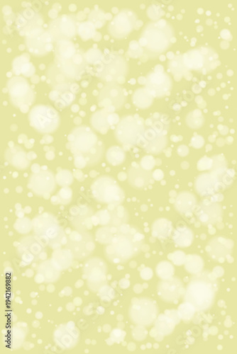 Abstract Soft Yellow Bokeh Background with Sparkling Champagne Bubbles for Wedding Celebration and Festive Party Decor