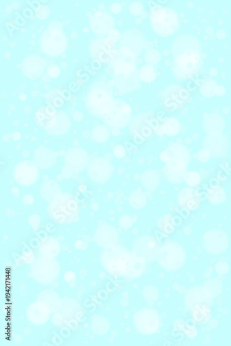 Soft Pastel Blue Bokeh Background for Baby Shower and Winter Holiday Designs