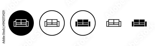 Sofa icon logo design. sofa sign and symbol. furniture icon