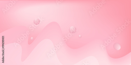 Cute Pink Liquid Frame Background. Cosmetic Wallpaper. Beauty Banner. Vector10