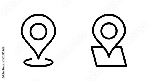 Address icon symbol for apps and websites. home location sign and symbol. pinpoint