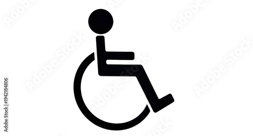 disabled, disability, wheelchair, handicap, accessibility, accessible, sign, symbol, icon, vector, illustration, silhouette, figure, person, mobility, support, assistance, inclusive, inclusion, equali