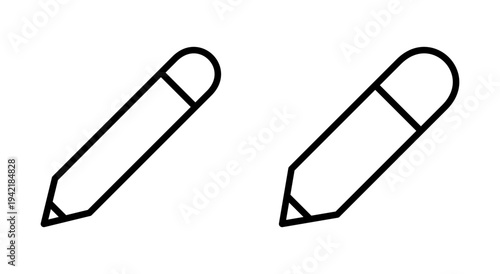 Pencil icon symbol for apps and websites. pen sign and symbol. edit icon vector