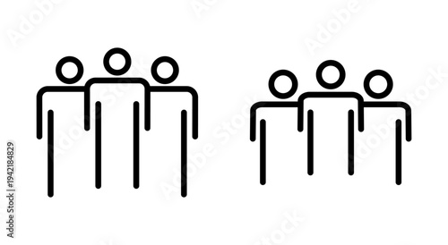 people icon symbol for apps and websites. person sign and symbol. User Icon vector