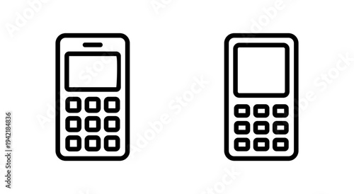 Phone icon symbol for apps and websites. Call sign and symbol. telephone symbol