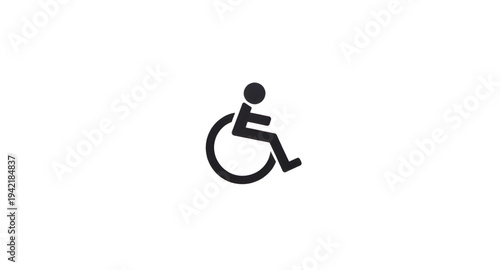 disabled, disability, wheelchair, handicap, accessibility, accessible, sign, symbol, icon, vector, illustration, silhouette, figure, person, mobility, support, assistance, inclusive, inclusion, equali