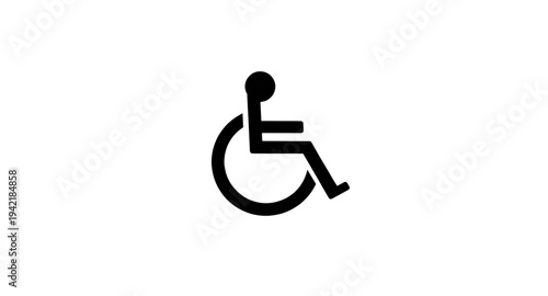 disabled, disability, wheelchair, handicap, accessibility, accessible, sign, symbol, icon, vector, illustration, silhouette, figure, person, mobility, support, assistance, inclusive, inclusion, equali