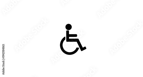 disabled, disability, wheelchair, handicap, accessibility, accessible, sign, symbol, icon, vector, illustration, silhouette, figure, person, mobility, support, assistance, inclusive, inclusion, equali