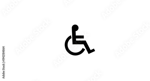 disabled, disability, wheelchair, handicap, accessibility, accessible, sign, symbol, icon, vector, illustration, silhouette, figure, person, mobility, support, assistance, inclusive, inclusion, equali