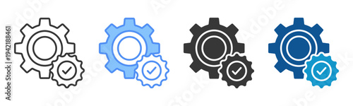 Skill Icon Set Multiple Style Collection