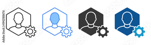 Self Development Icon Set Multiple Style Collection