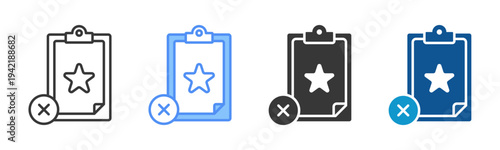 Result Icon Set Multiple Style Collection