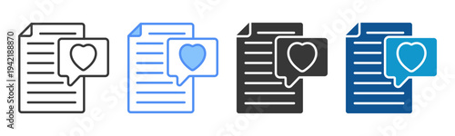 Feedback Icon Set Multiple Style Collection