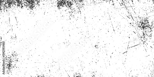 Dirty black and white worn surface texture with cracks chips and dotted grunge illustration, Distressed abstract surface texture in vector with rugged grunge style