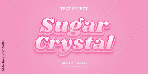 A pink color luxury shine word text effect with editable text style