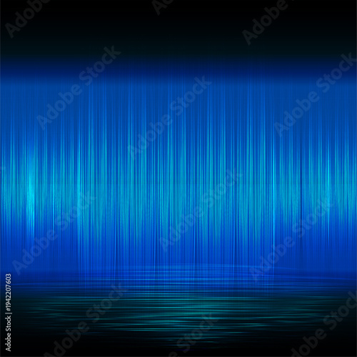 Futuristic Neon Blue Data Stream Background with Vertical Motion Blur Lines and Glowing Digital Light Reflections, making it perfect for cybersecurity themes, technology banners
