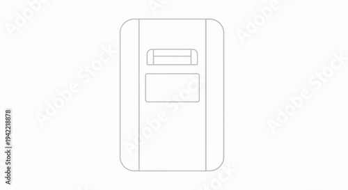 Riot Shield Outline Icon - Security and Protection