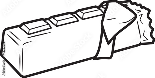 Loaf of bread with a slice cut out and removed from the middle