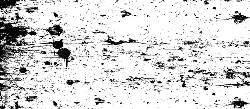 Abstract Grunge Overlay Texture with Ink Splatters and Scratches