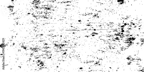 Black and white grunge texture overlay distressed wood scratch vector background